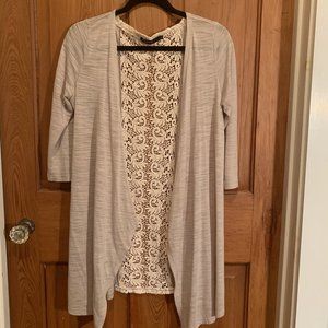 Quarter Sleeve Cardigan